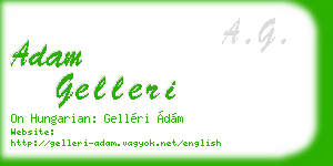 adam gelleri business card